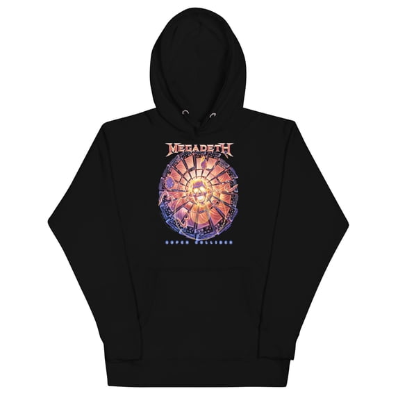 Megadeth Super Collider Classic Unisex Hoodie - Black - Small