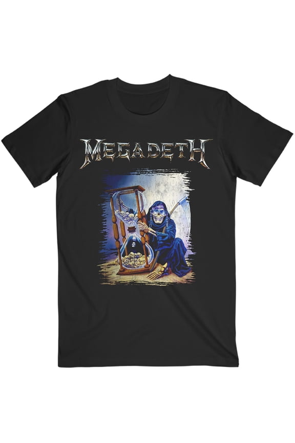 Megadeth Unisex T-Shirt Countdown Hourglass (XX-Large)