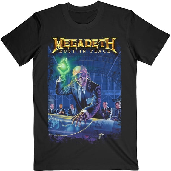 Megadeth Unisex T-Shirt Rust In Peace 30th Anniversary (Back Print) (X-Large)