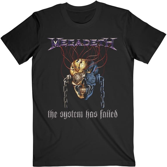 Megadeth Unisex T-Shirt Systems Fail (X-Large)