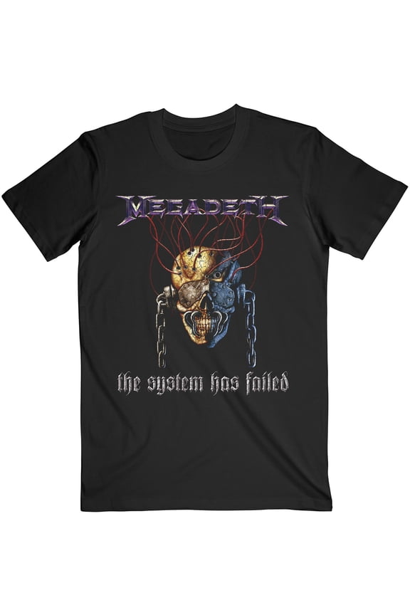 Megadeth Unisex T-Shirt Systems Fail (XX-Large)