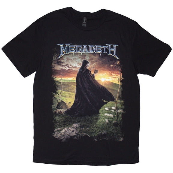 Megadeth Unisex T-Shirt Youthanasia Cover Redux (Black) (Medium)