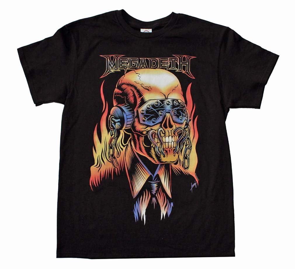 Megadeth Vic Rattlehead T-Shirt - Black - Large - Walmart.com