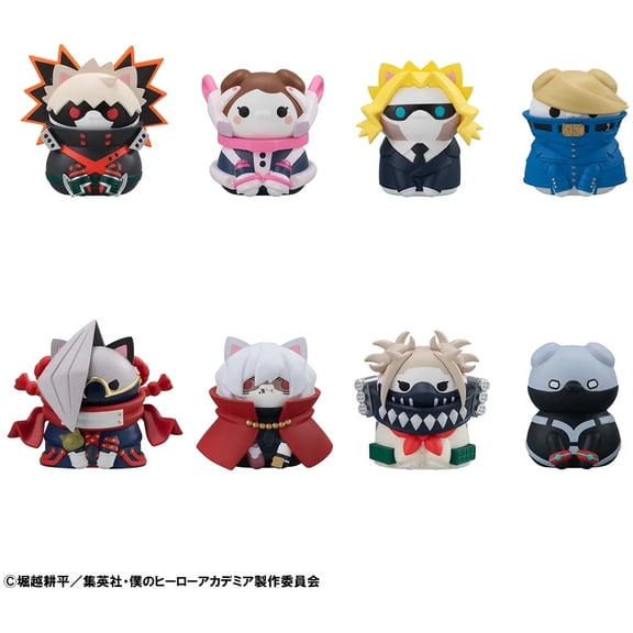 Megahouse - My Hero Academia - Heroaca Cats No 02 (Box/8) Mega Cat Project blindbox display