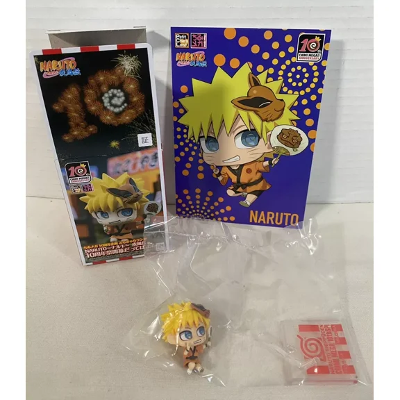 Megahouse Naruto Petit Chara Land Chimi Mega! 10th Anniversary Naruto Ver. A