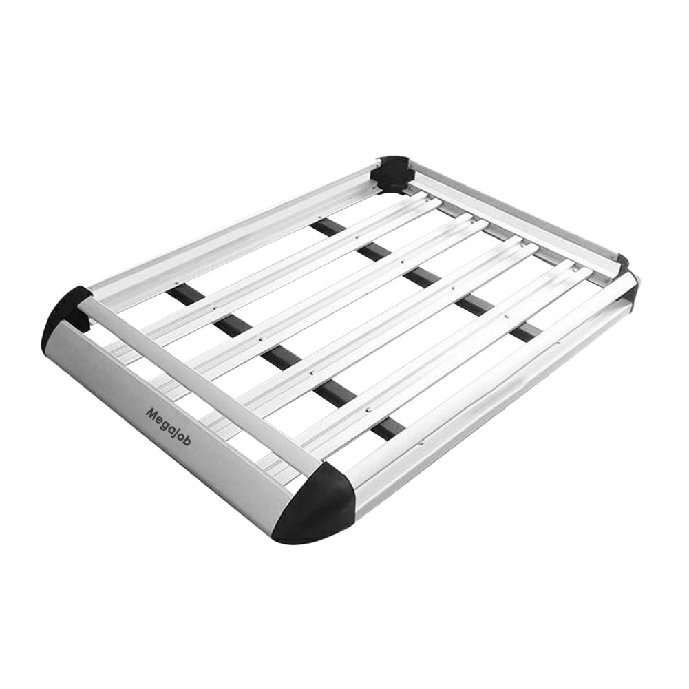 DEXSO 64"x39" Universal Roof Rack Basket - 200 Lbs Capacity, With Wind Deflector