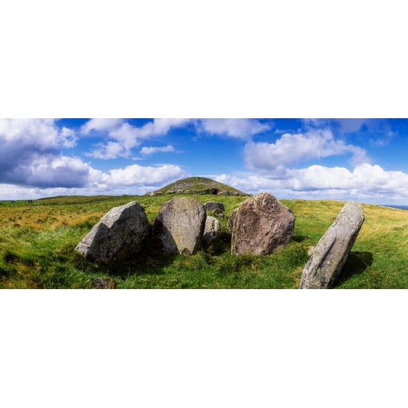 Megalithic Site, Oldcastle, Co Meath, Ireland by The Irish Image Collection / Design Pics (33 x 13)