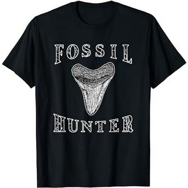 Megalodon Tooth Sharks Tooth Fossil Hunter Paleontologist T-Shirt
