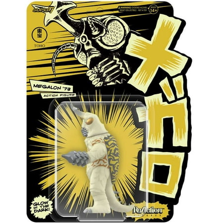 Megalon '73 Godzilla Day Glow in the Dark Super 7 Reaction Action Figure
