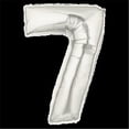 thumbnail image 1 of Megaloon Number 7 Silver Balloon, 1 of 1