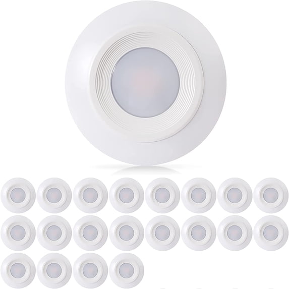 Megaman 6 in LED Surface Flush Mount Disk Light Downlight Ceiling Light 9.5W Dimmable Soft White 2700K