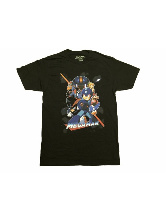 Megaman Mega Man Team Up Capcom Adult T-Shirt S