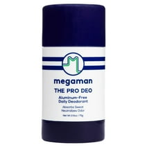 Megaman Pro Deo Daily Deodorant Stick, Aluminum-Free, 2.6 oz