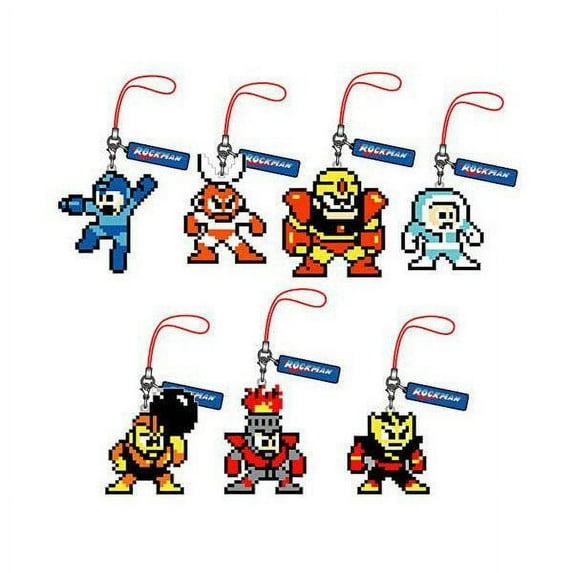 Megaman Rockman Dot.Strap Collection Vol. 2 Cell Phone Straps (1 Blind Box)