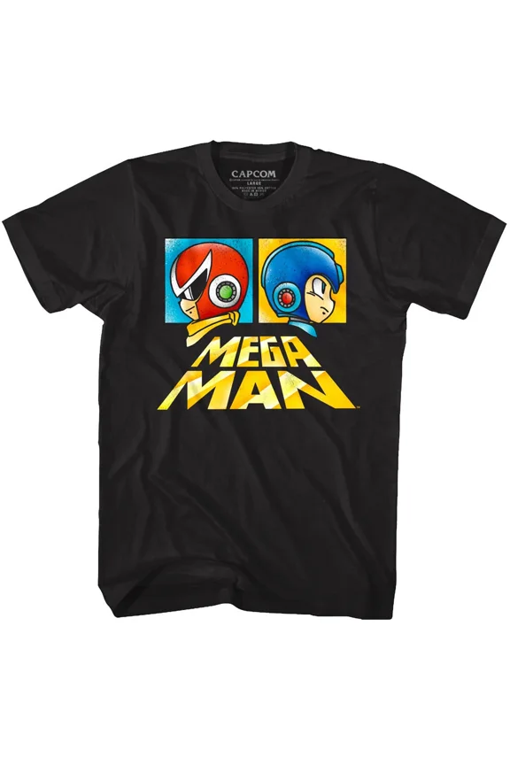 Megaman v Proto Man Men's T Shirt
