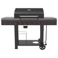 thumbnail image 1 of Megamaster 6-Burner Propane Gas Grill with Side Tables, Accessory Hooks, 54,000 BTUs, 753 SQ. In. Cooking Space, 2 Wheel Transport, Outdoor Kitchen Grill for BBQs, Backyards, and More - 720-0983, 1 of 7