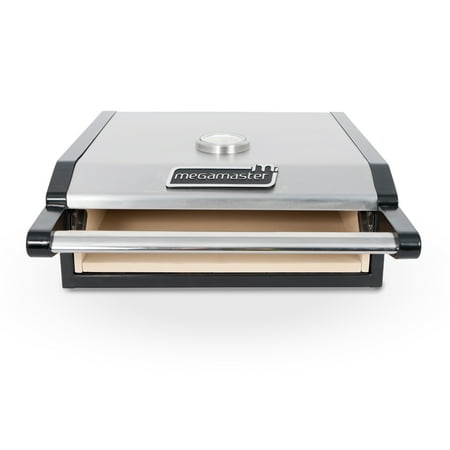 Megamaster Outdoor Portable Propane Pizza Oven, Grill Top Pizza Oven Kit, 840-0001