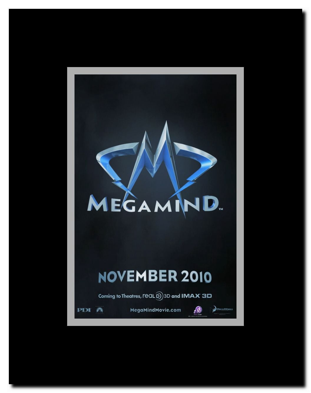 Megamind Framed Movie Poster