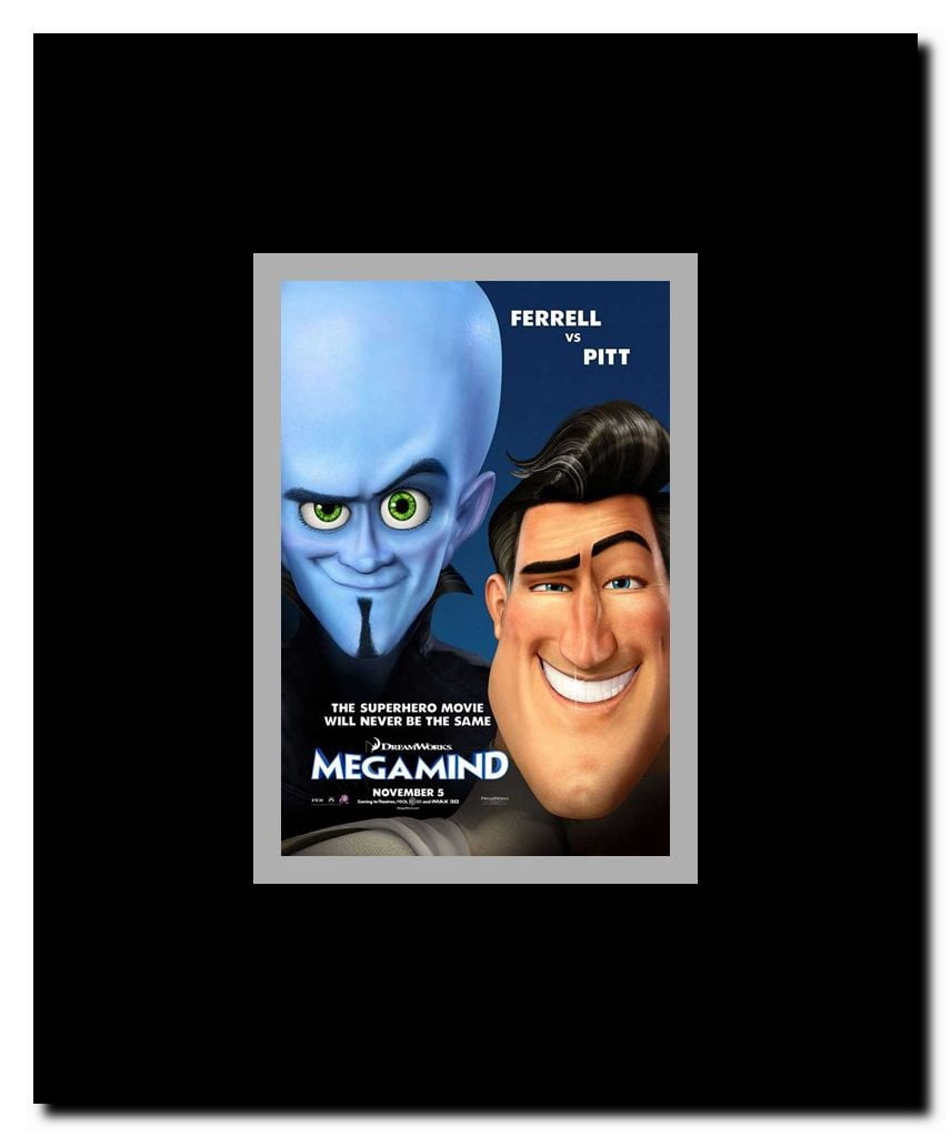 Megamind - Style B Framed Movie Poster