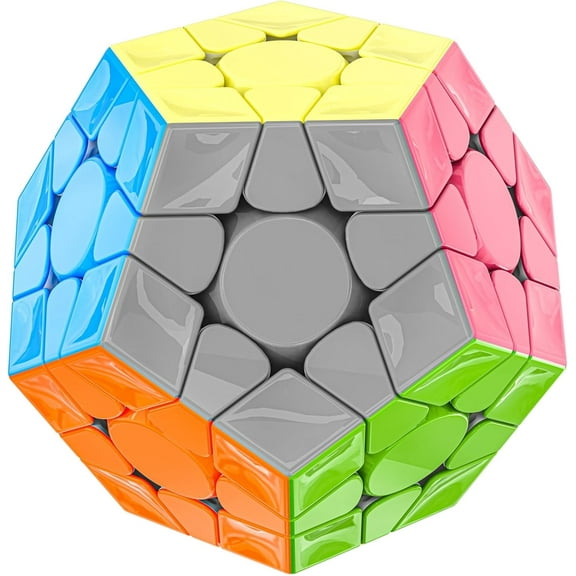 Megaminx MagLev Speed Cube with 120 Magnets - Stickerless Magnetic Puzzle