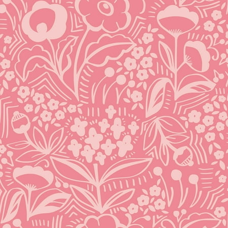 Megan Carter Jeani Pink Peel and Stick Wallpaper