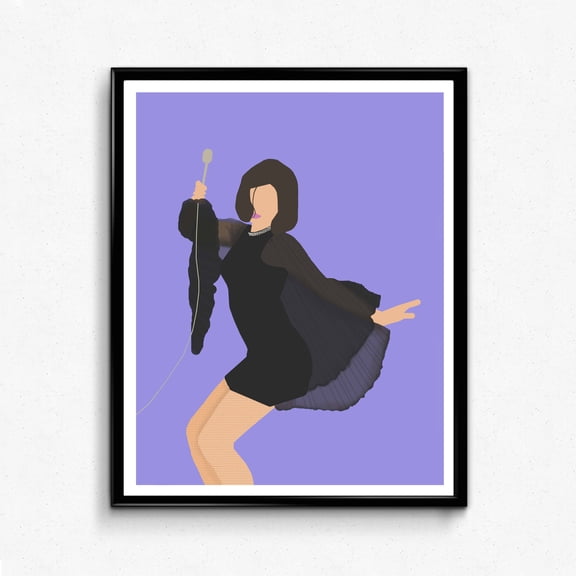 Megan Draper Mad Men TV Poster, Minimalist Print