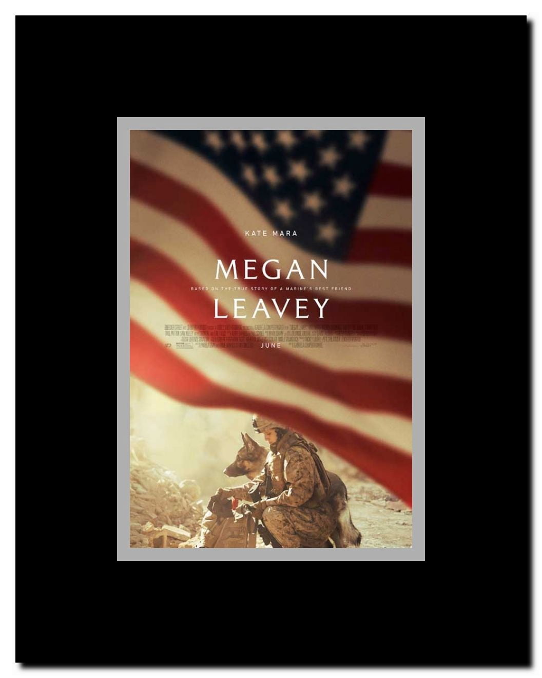 Megan Leavey Framed Movie Poster