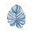 thumbnail image 1 of Megan Meagher 'Indigo Tropical Leaves I' Canvas Art, 1 of 3