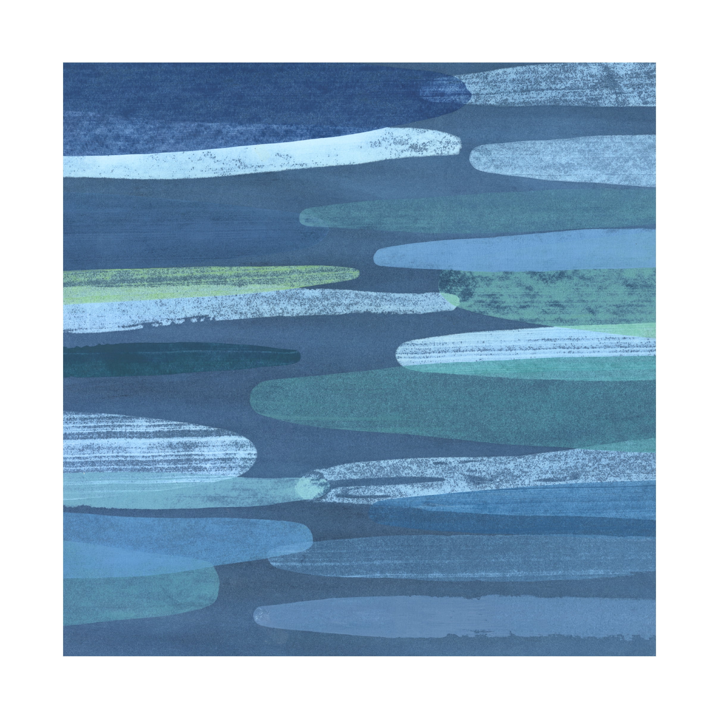 Megan Meagher 'Overlapping Hues II' Canvas Art