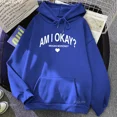 Megan Moroney Am I Okay Hoodies Long Sleeve Casual Men Hooded