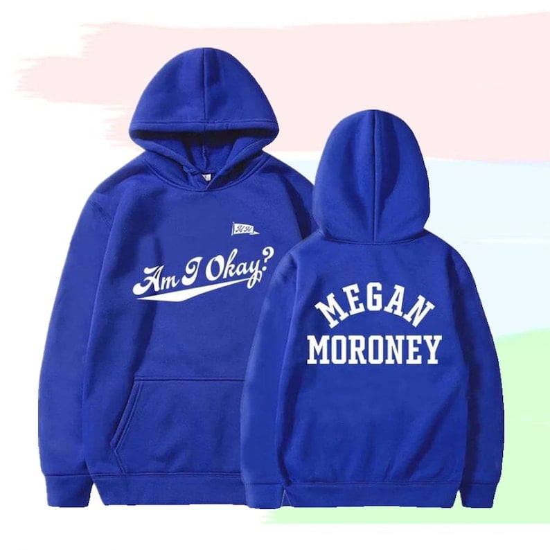 Megan Moroney Am I Okay Tour Hoodie | Royal Blue Sweatshirt | Multiple
