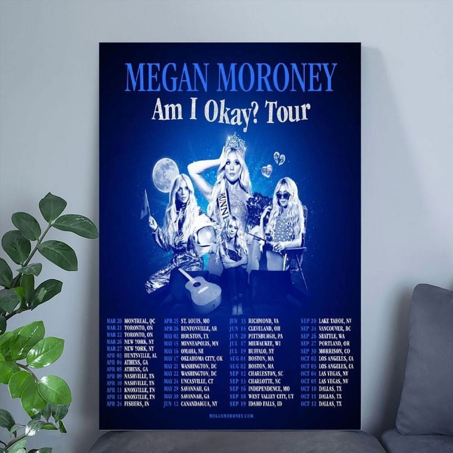 Megan Moroney Am I Okay in Red Rock Tour September 30 2025 Poster Size ...