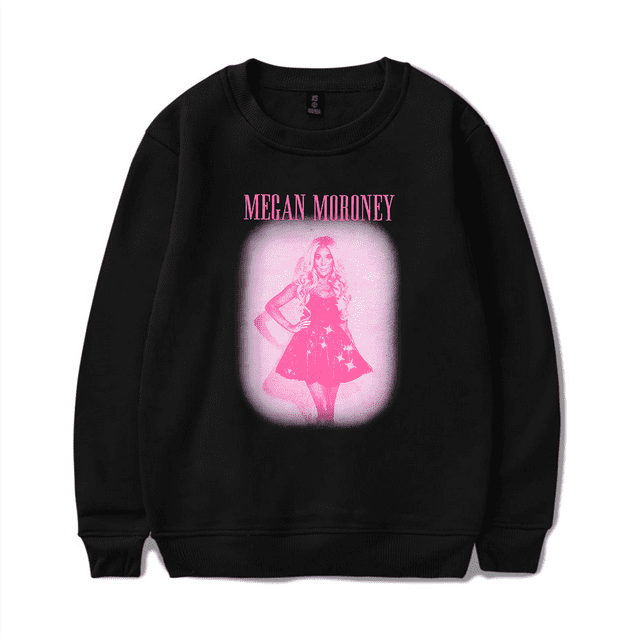 Megan Moroney Merch Sweatshirt Pink Photo Printed Crewneck Long Sleeve