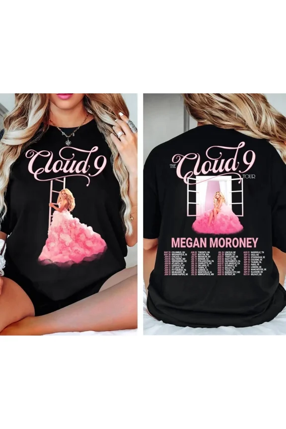 Megan Moroney The Cloud 9 Tour 2026 T shirt