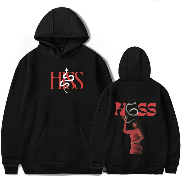 Megan Thee Stallion HISS Album Merch Hoodie Sweatshirt New Logo Women Men Cosplay Pullovers Hooded Longsleeve Walmart