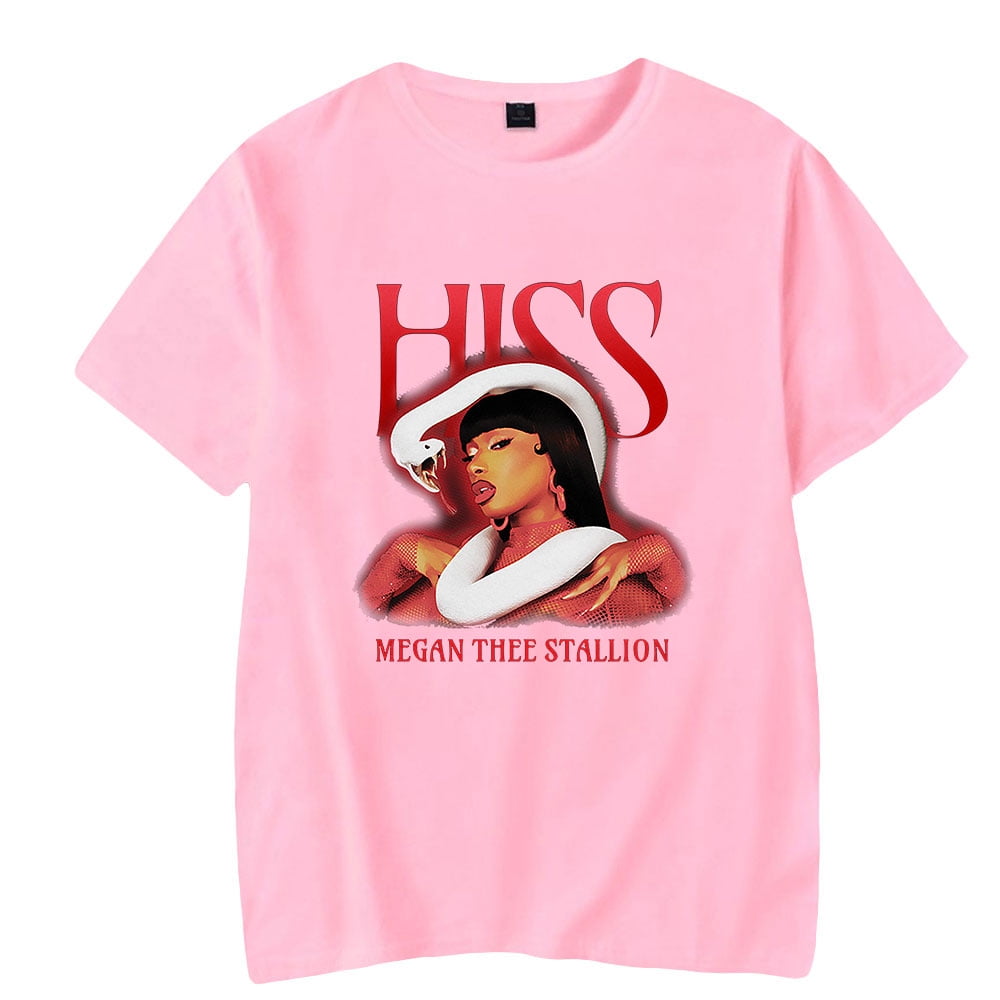 Megan Thee Stallion HISS Merch T-shirt Short Sleeve Women Men Summer ...