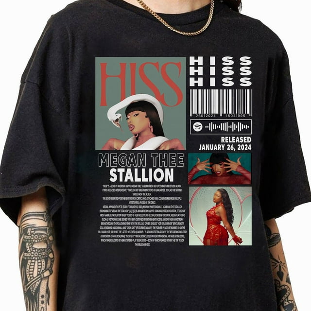 Megan Thee Stallion Music Shirt, HISS Album 90s Tee, MTS Tour 2024 Gift