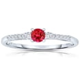 thumbnail image 1 of Megan Walford Cubic Zirconia Sterling Silver Cubic Zirconia Ring, 1 of 1