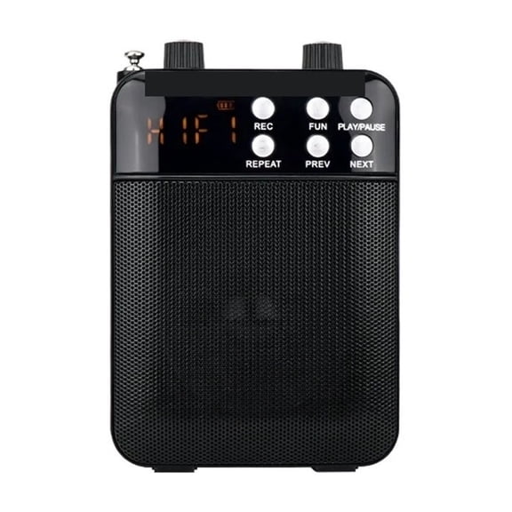 Megaphone Portable 3W FM Recording Voice Amplifier Teacher Microphone Speaker Mp3 Player FM Radio For Tour Guide ,Powerful&Original Sound
