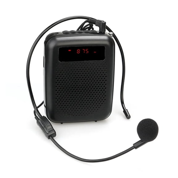 Megaphone Portable Voice Amplifier Microphone Speaker 12W FM Recording Mp3 Player FM Radio Tour Guide Teaching ,Powerful&Original Sound