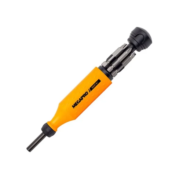 Megapro 8In1Nas-Nor/Bk Original 8 In 1 Multi-Bit Screwdriver Orange/Black