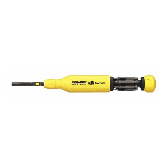 Megapro Multi-Bit Screwdriver, NumBits 6 151SL44-B
