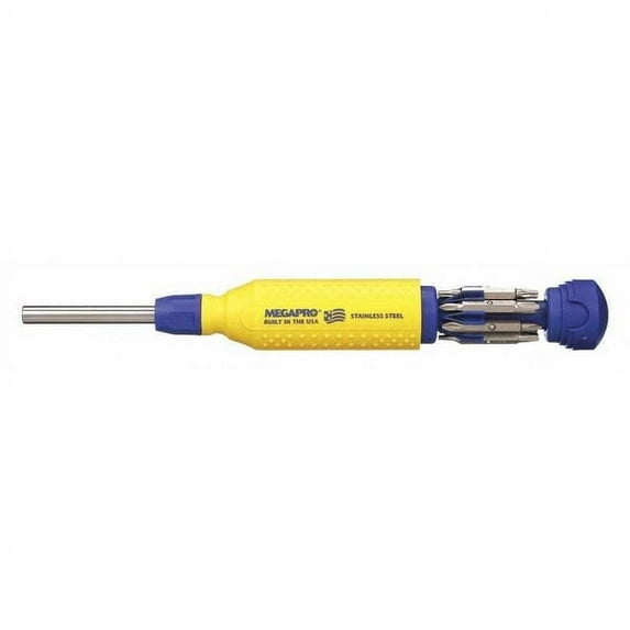Megapro Multi-Bit Screwdriver, NumBits 6 151SS-B