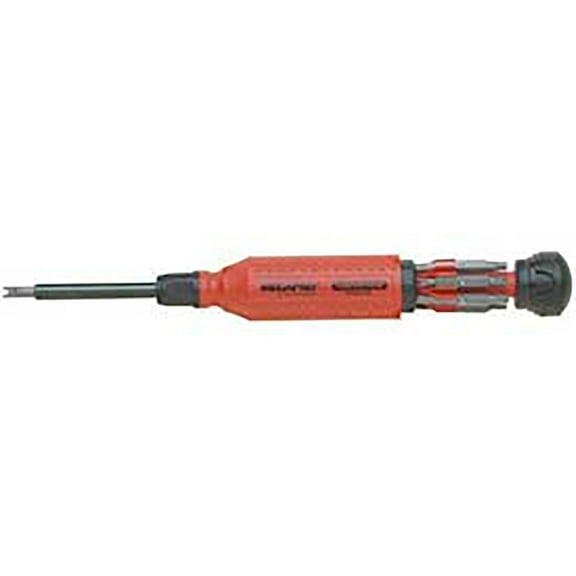Megapro 151TP - Tamperproof 15-in-1 Multi-bit Screwdriver (Black/Red)