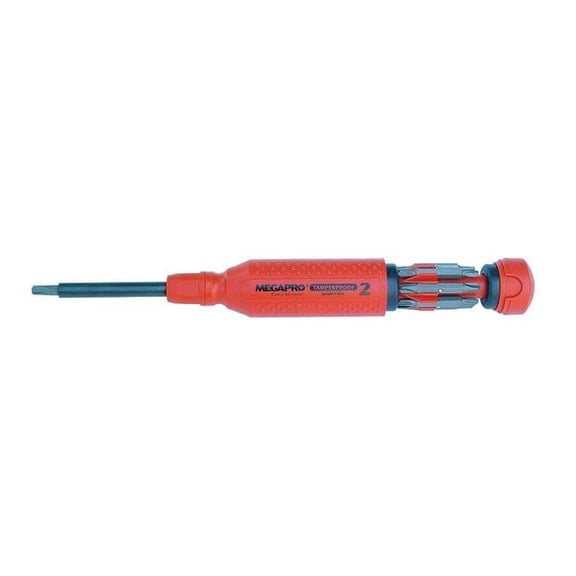 Megapro Multi-Bit Screwdriver, NumBits 7 151TP2-B