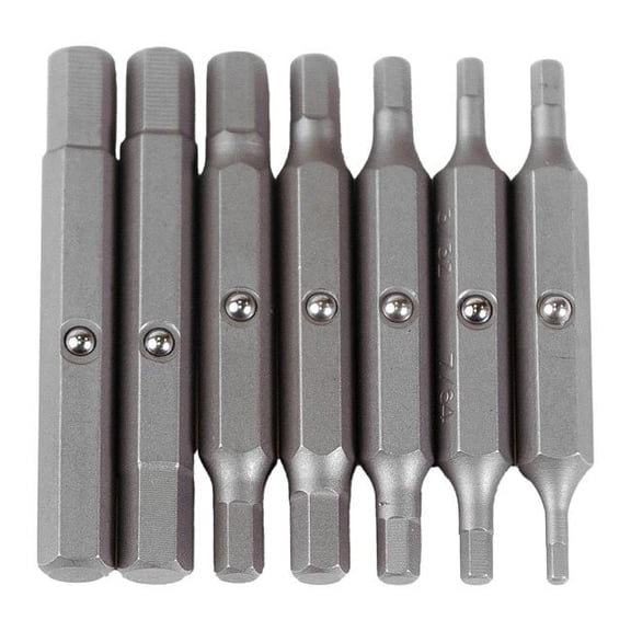 Megapro Screwdriver Bit Set,1/4" Hex Shank 6REPLACEMENT-HEX