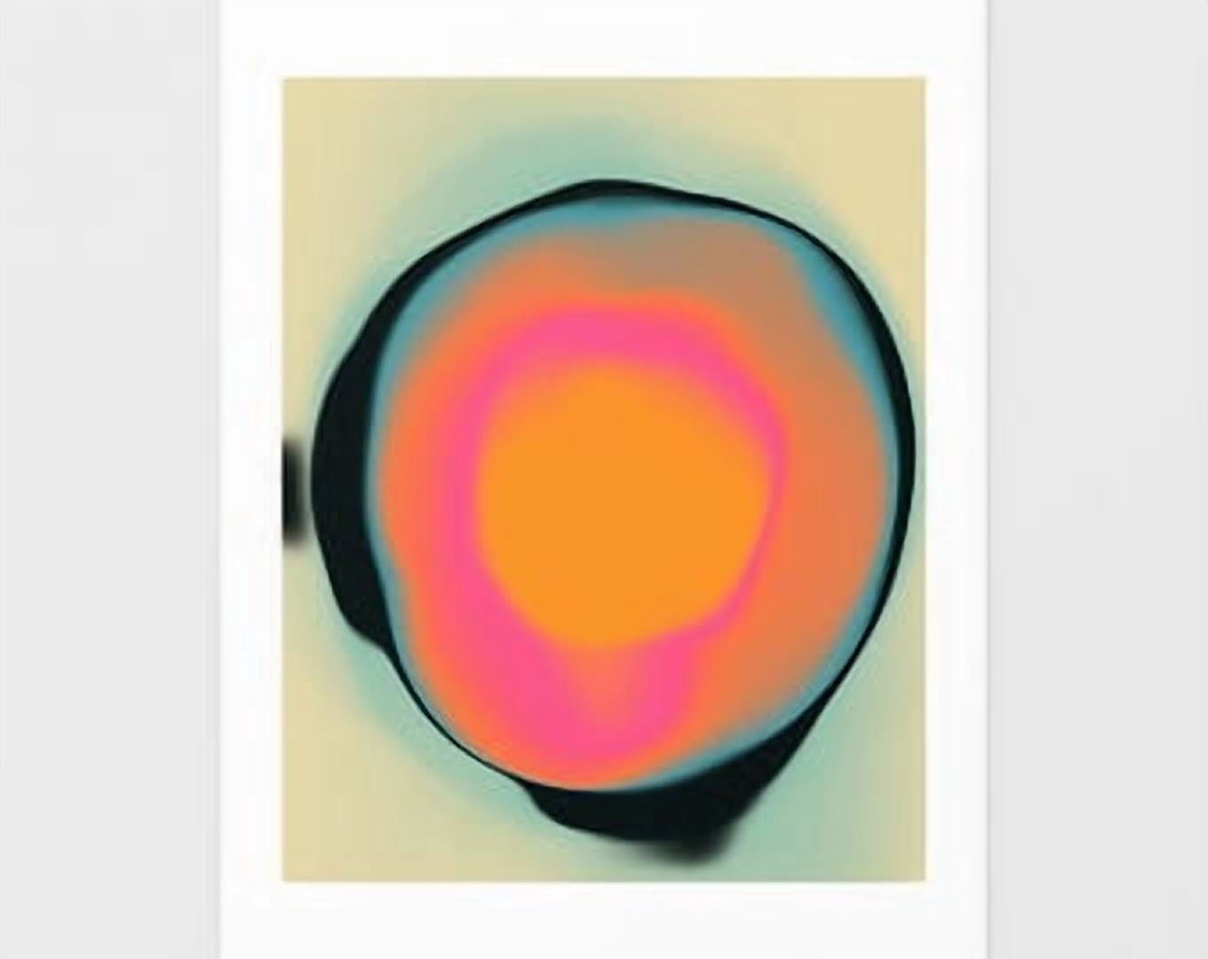 Megas Ghost Archival Giclée Fine Poster Large Abstract Gradient Wall ...