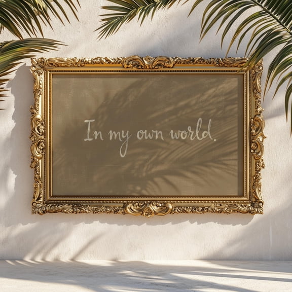 Megas How Lucky Are We Cursive Poster, Poster Home Decor, Poster Only