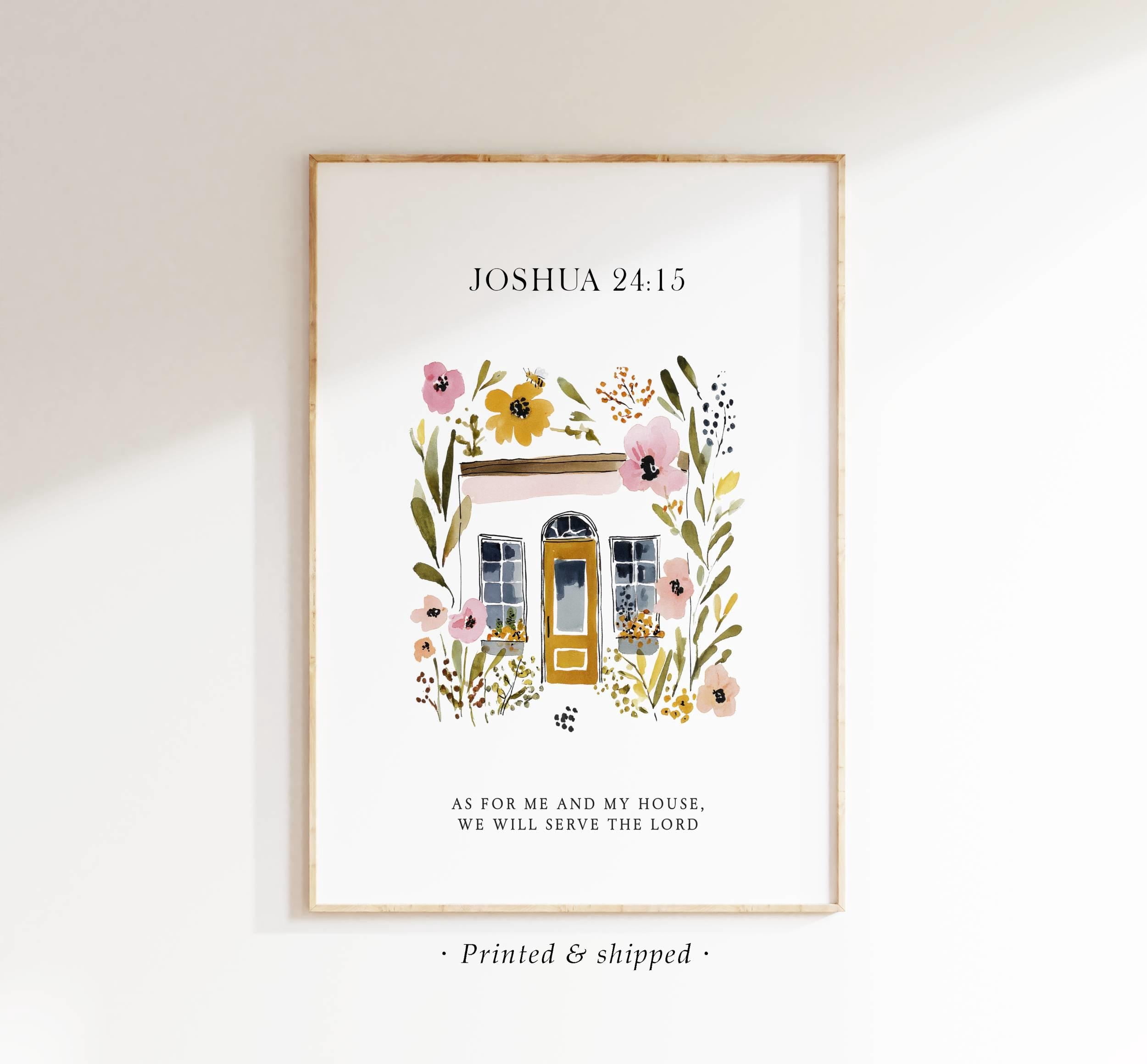 Megas Joshua 2415 Print As For Me And My House We Will Serve The Lord ...