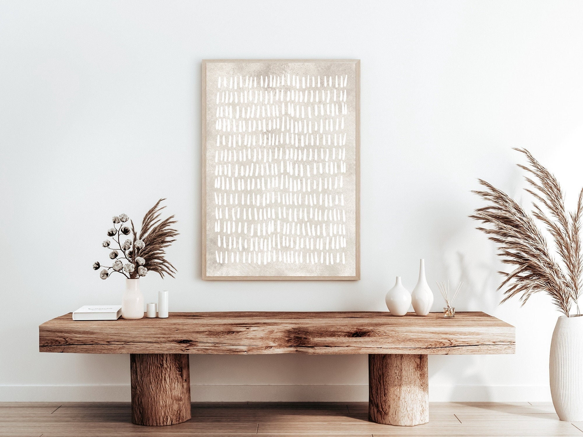 Instant Poster Megas White Abstract Wall Art Wall Art Beige Poster Neutral Wall Art ...